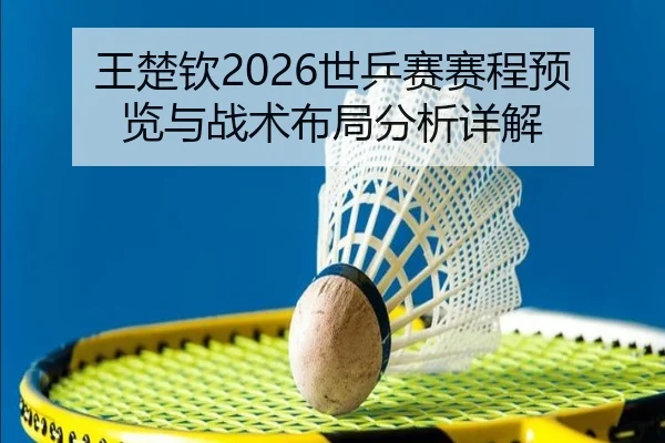 王楚钦2026世乒赛赛程预览与战术布局分析详解